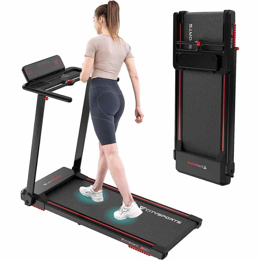 CITYSPORTS Tapis de course Pliable