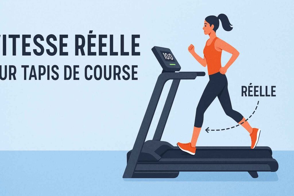 vitesse réelle sur tapis de course